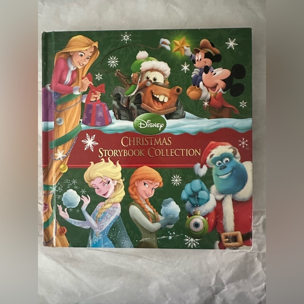 Disney Festive Storybook with Red and Green Cover